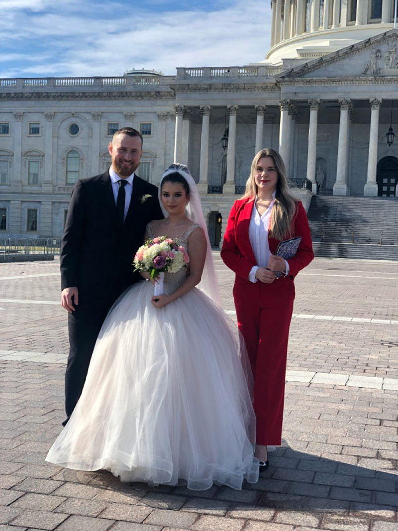Russian Wedding Minister Alisa, United States Capitol, Washington D.C., Sunday, February 2nd, 2020