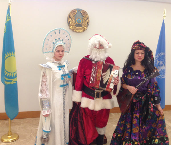 Ded Moroz, Snegurochka, Baba Yaga, New York City, Manhattan, New York,  , ,  , - , , -