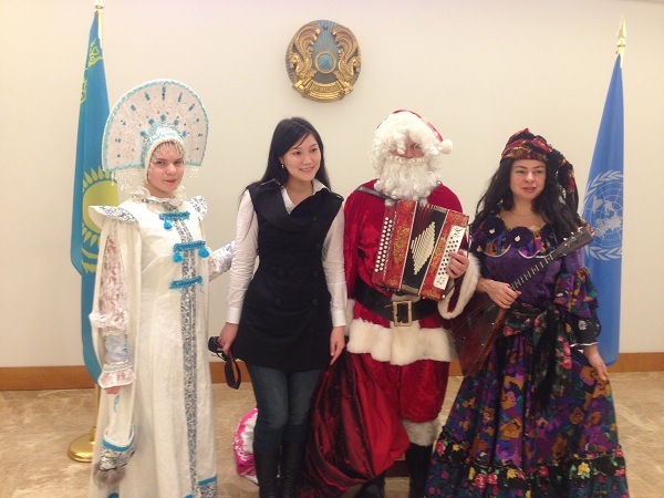 Ded Moroz, Snegurochka, Baba Yaga, New York City, Manhattan, New York,  , ,  , - , , -