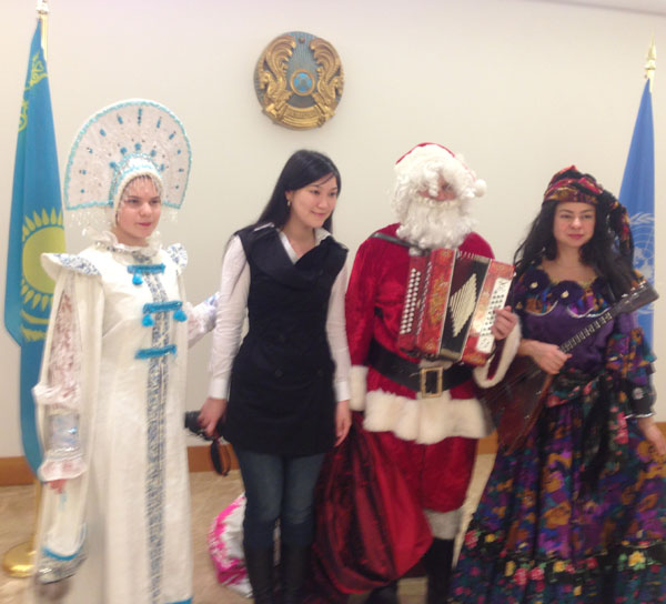 Ded Moroz, Snegurochka, Baba Yaga, New York City, Manhattan, New York,  , ,  , - , , -