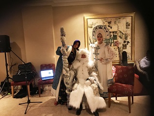 Baba Yaga, Ded Moroz, Snegurochka, New York City,  , , - ,  , Consulate General of Kazakhstan